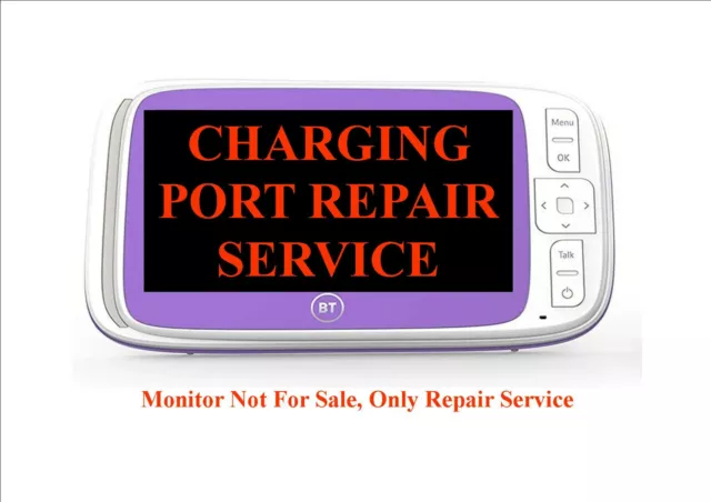 BT 6000 Video Baby Monitor Parent Unit USB Charging Port Repair Service