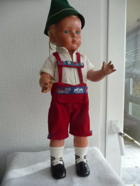 Alte Schildkröt Puppe Hans 45 um 1958