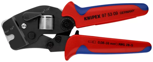 KNIPEX Crimpzange für Aderendhülsen 0,08-1016qmm Nr. 97 53 09
