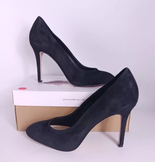 Jessica Simpson Wraye Pumps Suede Women's Size 8.5 Black