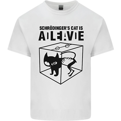 Schrodingers CAT SCIENZA Geek Nerd da Uomo Cotone T-Shirt Tee Top
