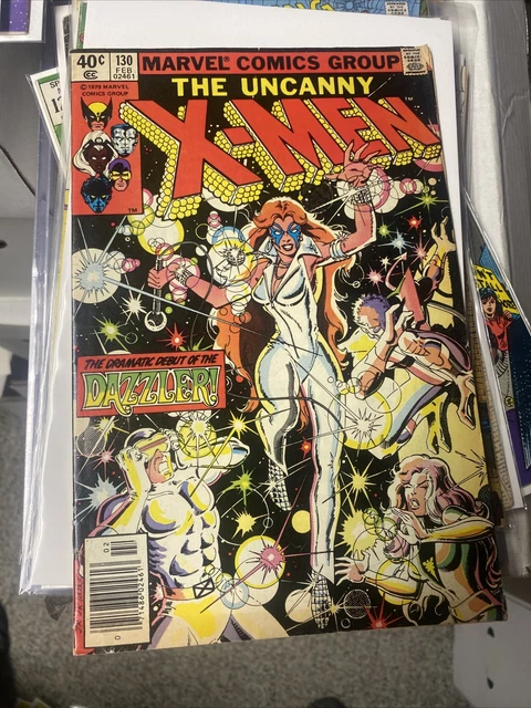 UNCANNY X-MEN # 130 MARVEL COMICS February 1980 NEWSSTAND VARIANT DAZZLER 1st AP