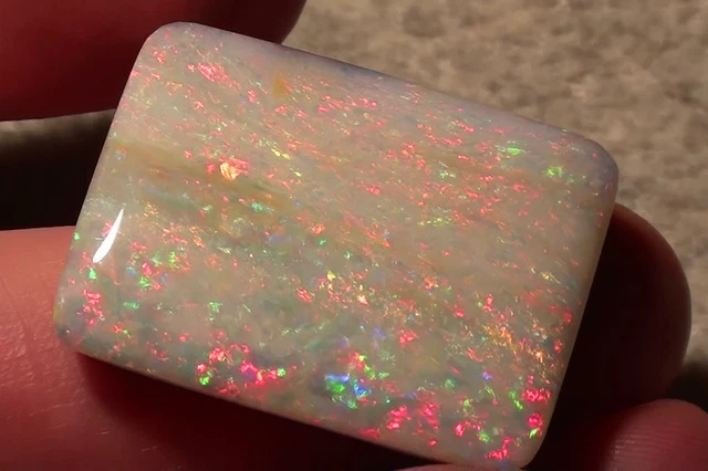 Gem- Class Opale Boulder -top Pierre - 62,1ct. Avec Video