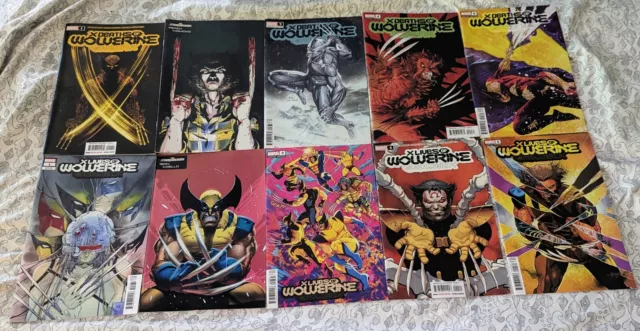 X Lives of Wolverine 1 - 5 X Deaths of Wolverine 1 - 5 Marvel 10 Comics Full Set