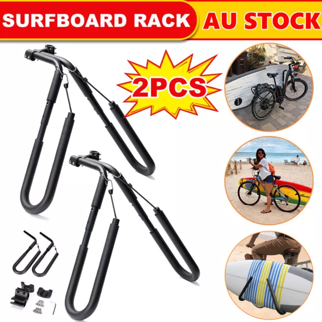 Surfboard Rack Moped Carrier Skimboard Bike Kiteboard Holder Scooter Bicycle AU