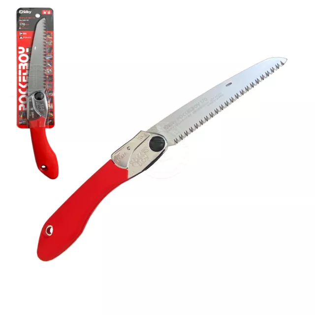 Silky Pocket Boy 170mm Large Tooth Pocketboy Japanese Folding Pruning Hand Saw