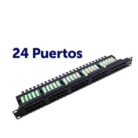 PANNELLO PATCH 24 PORTE RJ45 1U UTP CAT. 6(DN91624U) - Soluzioni Informatiche PANNELLO PATCH 24 PORTE RJ45 1U UTP CAT. 6(DN91624U) - Soluzioni Informatiche