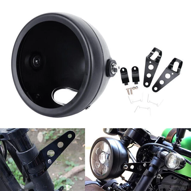 5.75" Headlight Housing Bucket For Honda Shadow Aero Ace Phantom VLX VT 750 1100