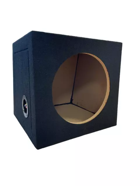 PRO 25.4cm Sigillato Vuoto Sub Subwoofer Recinto 20L MDF Nero Carpted Boma Basso