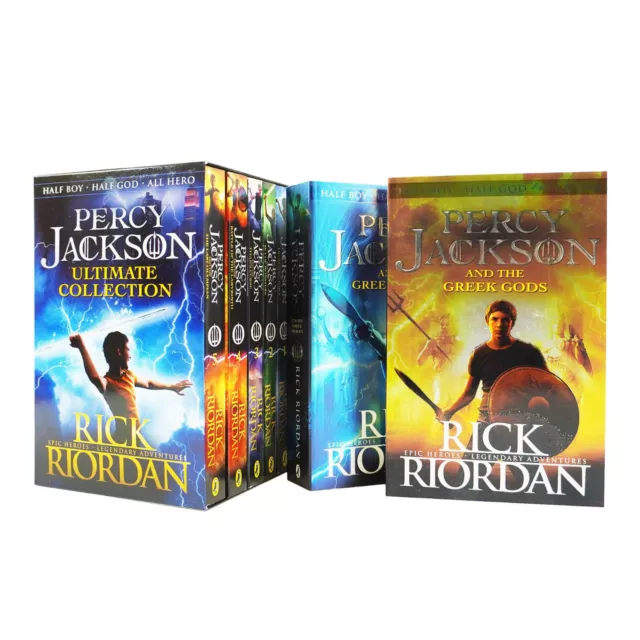 Percy Jackson Collection 7 Books Set By Rick Riordan - Ages 9+ - Paperback