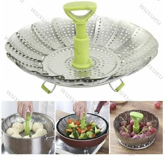 Edelstahl 17.5cm Dampfgaren Topf Einsatz 304 Dünsteinsatz Edelstahl 17.5cm - Dampfgareinsatz Für Töpfe & Schnellkochtöpfe Dampfeinsatz Für Topf