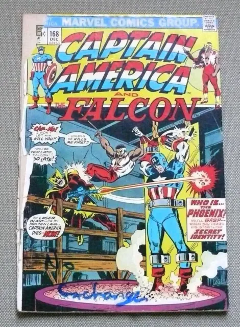 Captain America #168 (Marvel 1973) 1st Appearance Helmut Zemo; PR