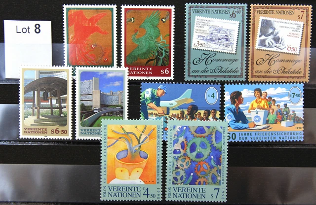 UNO Wien, Lot 8 (Jahr 1997,1998) postfrisch