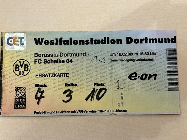 Schalke Dortmund Tickets