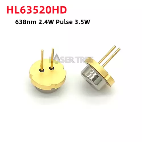 1/3/5/10PCS Ushio HL63520HD 638nm 2400mW Red Laser Diode TO-5 9mm