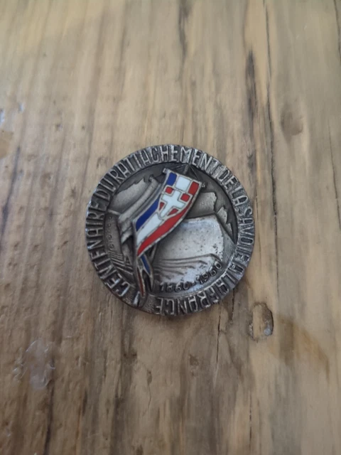 INSIGNE, BROCHE, MÉDAILLE, école de ski de Savoie, vintage EUR 7,90 - FR