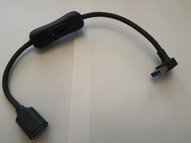 USB 3.0 Extension Cable Male to Female Extender Cord High Data Transfer With Swi