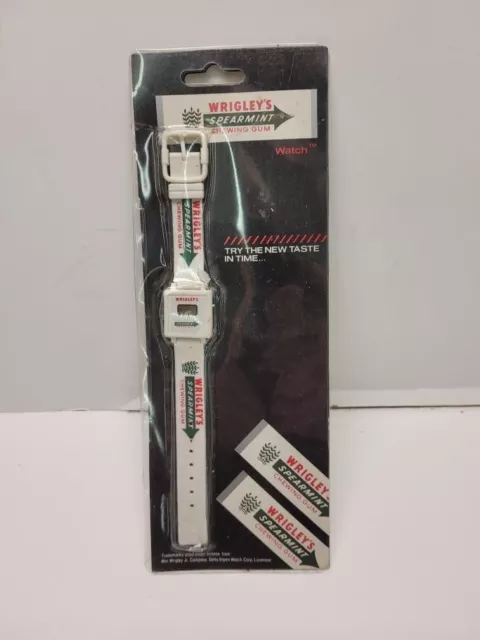 vintage wrigleys spearmint chewing gum digital watch new