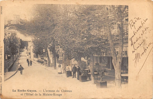 95-La Roche Guyon-L Avenue Du Chateau-Animee-N�6026-F/0039
