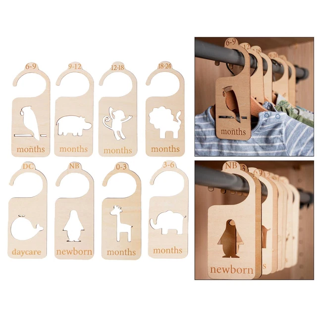 8 Pieces Baby Closet Dividers Easily Organize for Wardrobe Closet Clothes