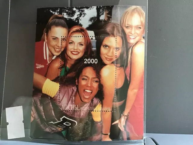 Spice Girls 2000  mint never hinged stamp sheet  R25403