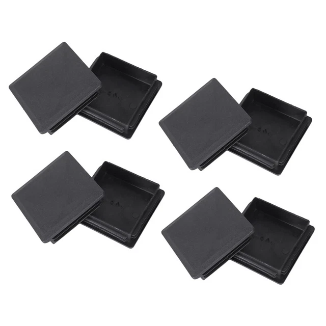 80mm x 80mm Square Plastic Pipe Tube Inserts End Plug 8 Pieces C8R4