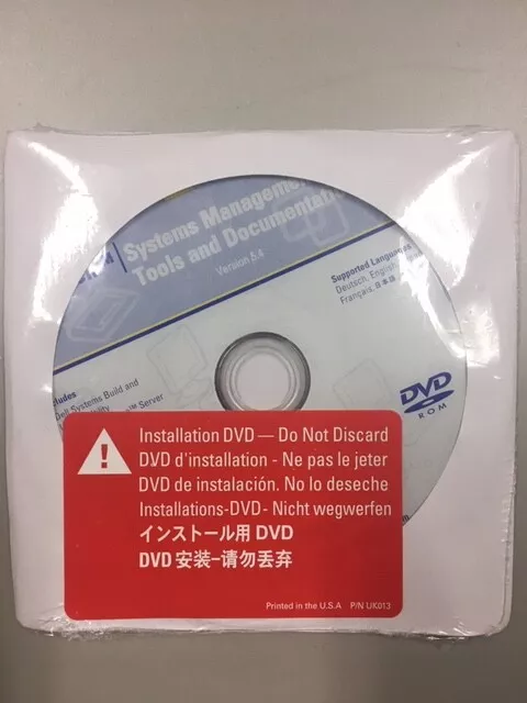 Dell P/N W473G Systems Management Tools and Documentation Version 5.4 DVD-ROM