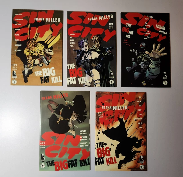 Sin City, The Big Fat Kill, #1-6, Frank Miller Dark Horse Comics 1992 - Nm