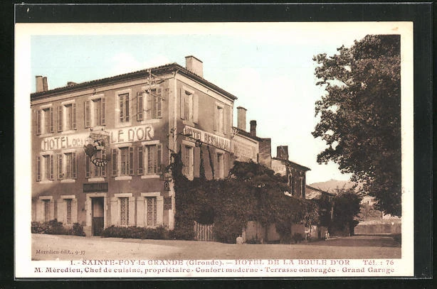 CPA Sainte-Foy-la-Grande, Hotel de la Boule d'Or