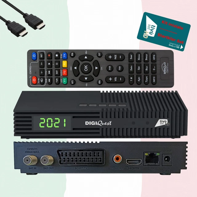 DIGIQUEST Yes, We CAM - We CAM Tivùsat HD, KItTivusat für TV und Deco