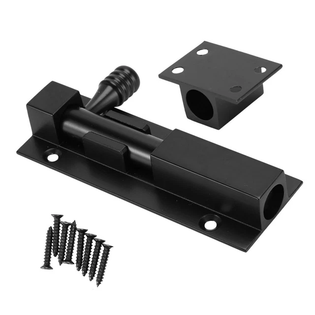 Barn Door Latch Lock Heavy Duty Sliding Bolt Security Push Pull