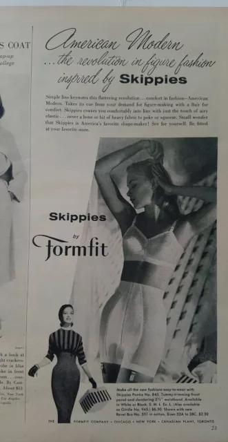 1956 WOMENS SKIPPIES by Formfit American modern girdle garters bra vintage  ad £9.52 - PicClick UK
