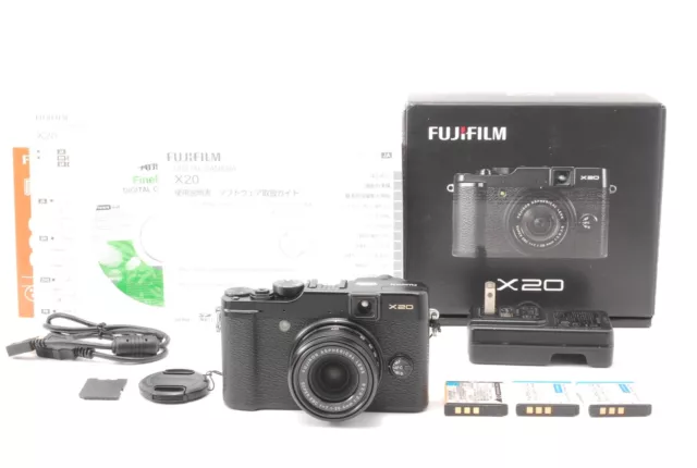 [NEAR MINT] Fujifilm X Series X20 12.0MP Digital Camera Black From JAPAN