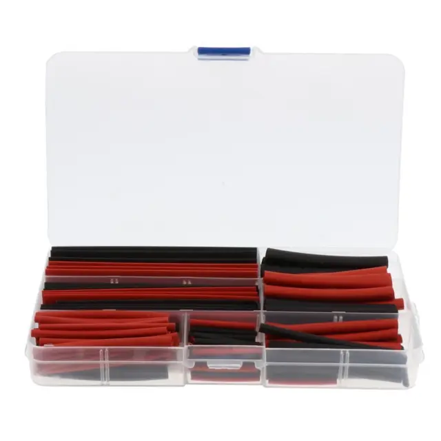 Shrink Tube Sleeve Cable Sleeve With 150 Pieces , Black And Red