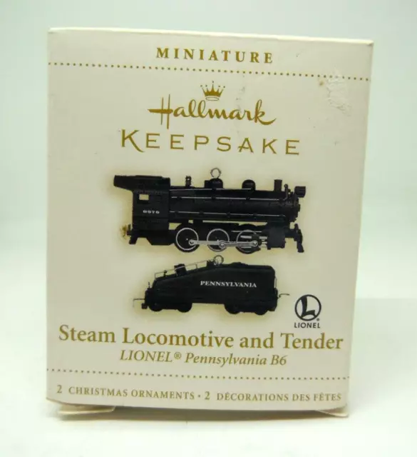 Hallmark Keepsake Ornament Lionel Steam Locomotive Tender Pennsylvania B6 NIB