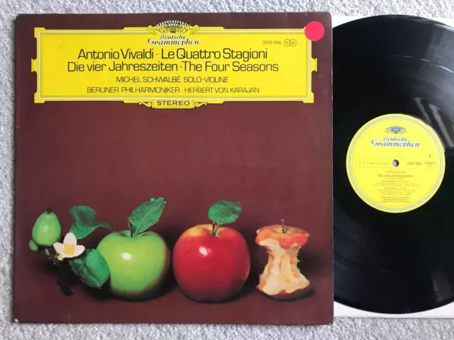 Vivaldi - The Four Seasons - Schwalbe - Karajan - DG stereo LP - 2530 296