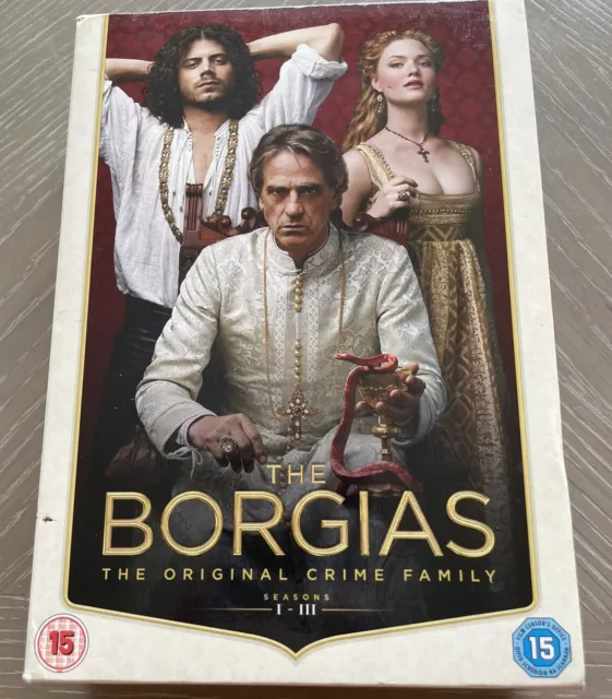 The Borgias Series 1-3 - Complete  DVD BOXSET Jeremy Irons, Holliday Grainger