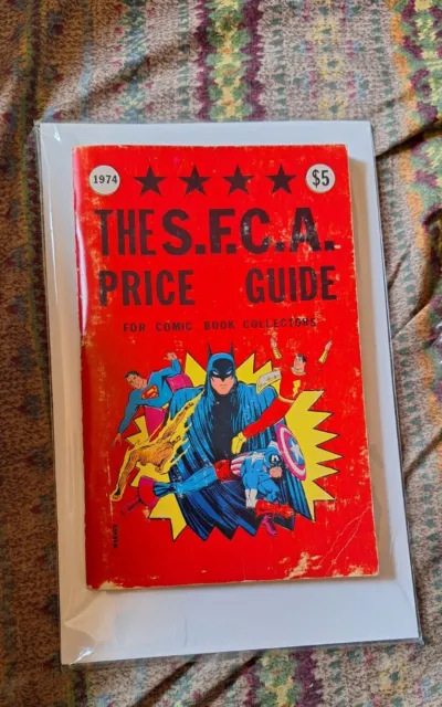 SFCA Price Guide For Comic Book Collectors 1974 Rare Vintage Not Overstreet