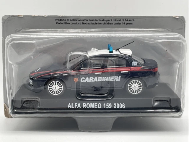 Miniature Alfa Romeo 159 Carabinieri – M4 1/43 – Bleu – Occasion