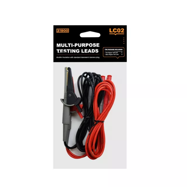 LCR Meter Test Leads Lead Terminal Kelvin Clip Wires for UT612/UT611 ZB-LC02 ✦KD