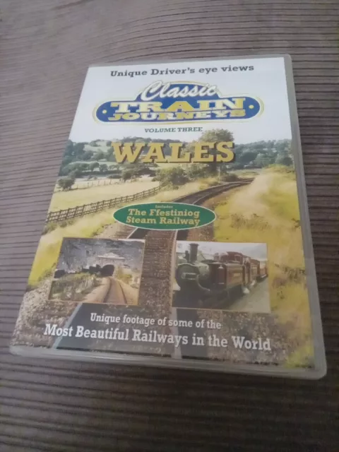 Classic Train Journeys Vol 3 Wales The Ffestiniog Of Steam Railway Dvd Eye View