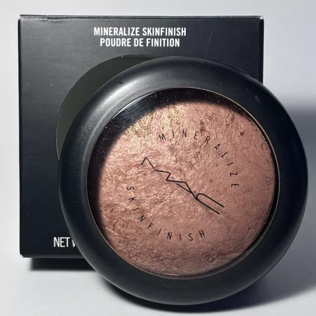 BNIB MAC *CHEEKY BRONZE* Mineralize Skinfinish ~ Golden Coral With Bronze Pearl