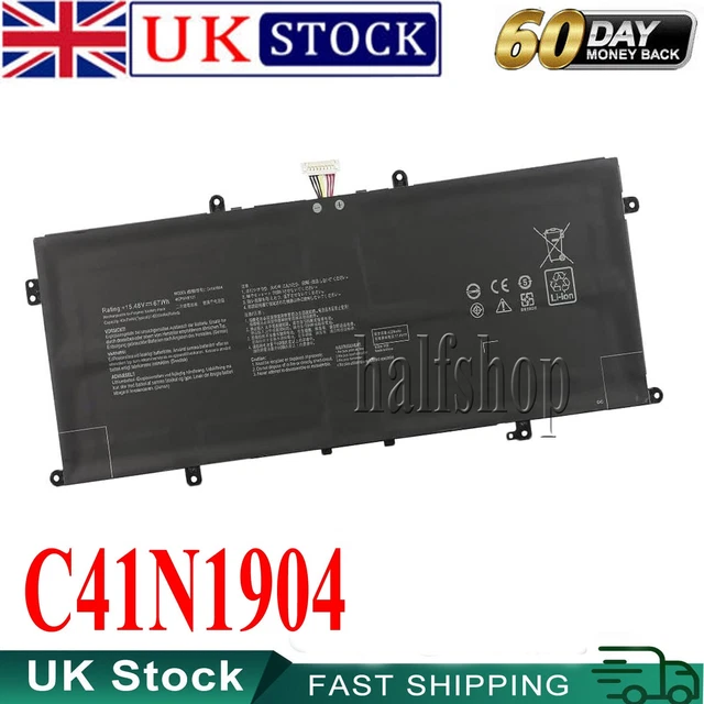 C41N1904 Laptop Battery Compatible With ASUS ZenBook 14 UM425IA UX425EA Ux425ja 13 Bx325ja Ux325ja Ux325ea Um325sa Ux325sa Ux363ea Ux363ja S Ux371 Ux393ea