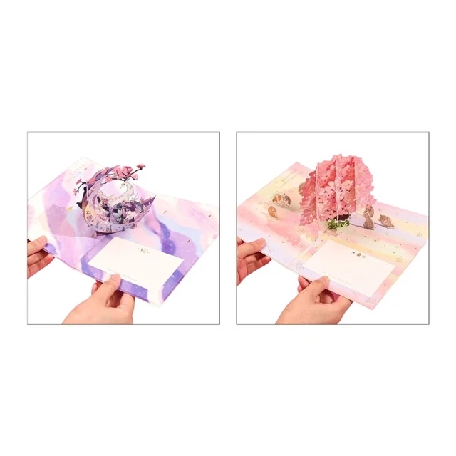 Festive Birthday Card 3D PopUp Card for Birthday and Christmas Party Supplies