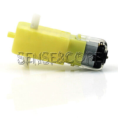 MOTORE a Ingranaggi Gear Motor TT Motor REDUCER motore pneumatici F Arduino SMART CAR 3v-6v 