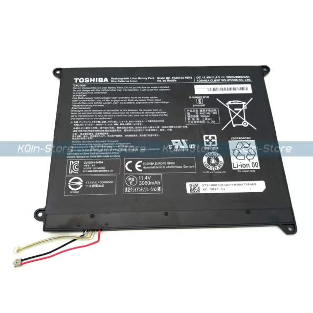 Genuine PA5214U-1BRS 11.4V 36Wh Battery for Toshiba Portege Z20T-B Z20T-C WT20-B