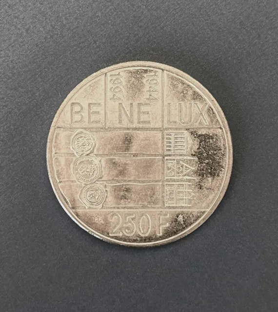 250 Belgische Francs Benelux Vertrag 1994