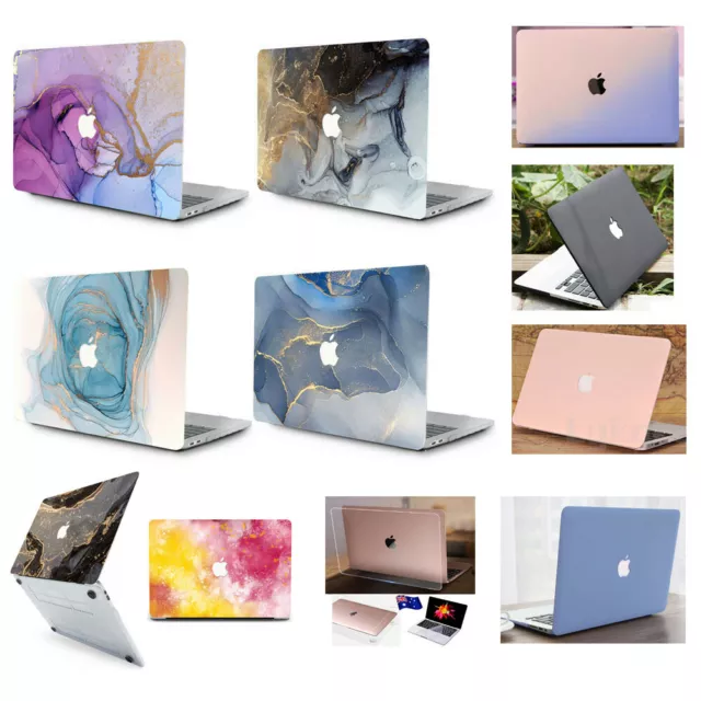 Marbled Hard Shell Case Cover Skin for Macbook Pro Air 11 13 14 15 16 in #1125