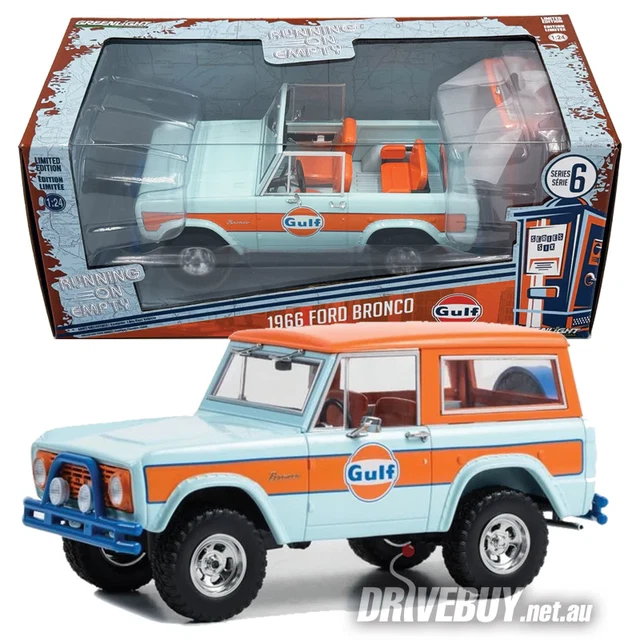 GREENLIGHT, FORD BRONCO 1966 GULF OIL, échelle 1/24