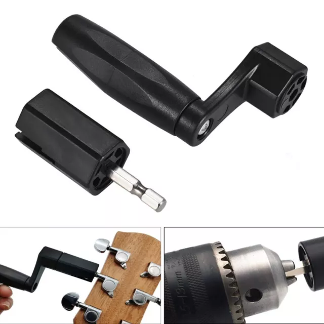 Accesorio Destornillador Broca Taladro Plástico + Metal Guitarra Cuerda Bobinador Guitarra